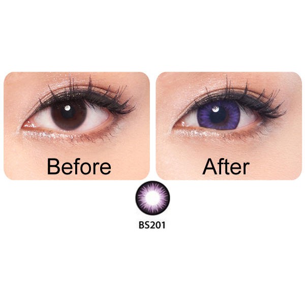 Softlens Geo Bella - Xtra Bella Soflens Warna Gray Grey Brown Blue Green Violet Soft Lens Minus Mata