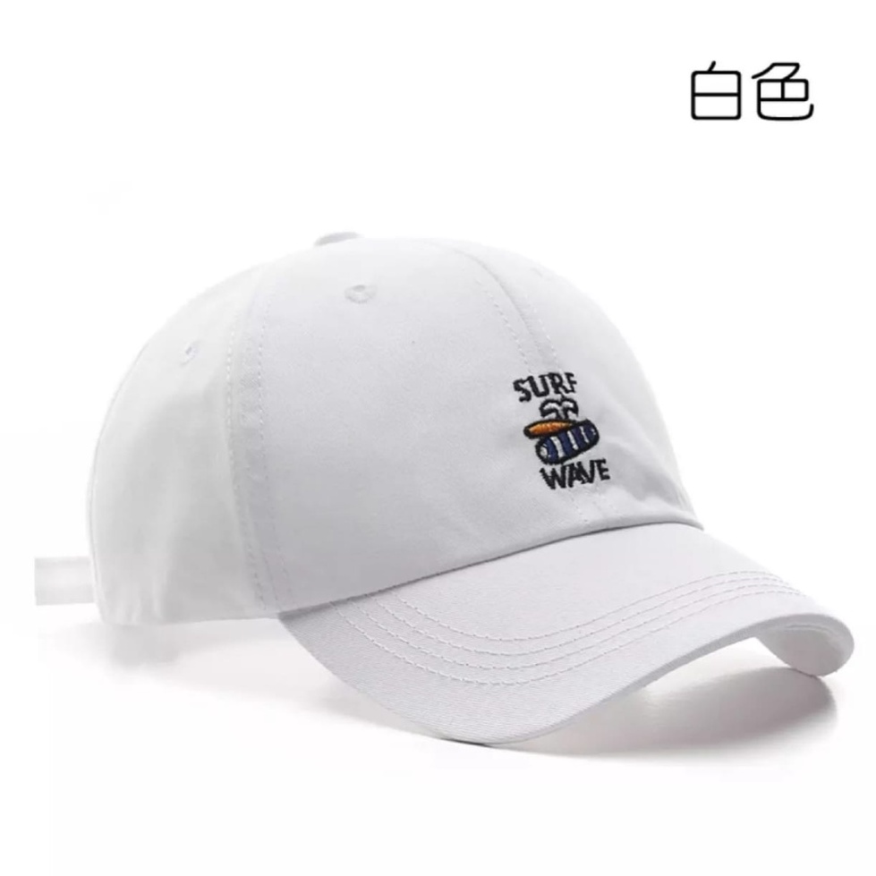 Trendy Topi Baseball Pria Keren Bordir Surf Wave Premium Quality Terbaru