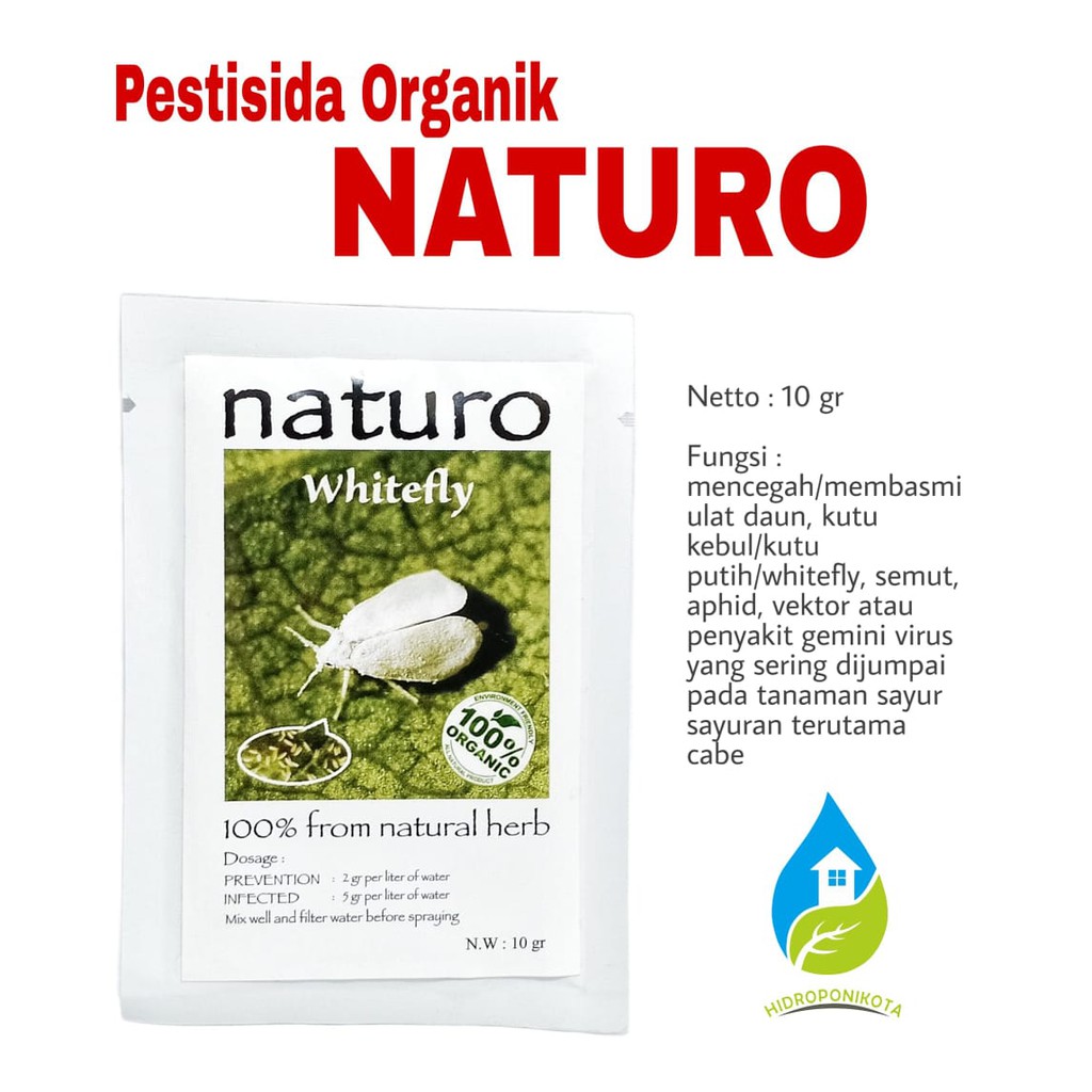 NATURO isi 10 gram - pestisida nabati - pestisida organik