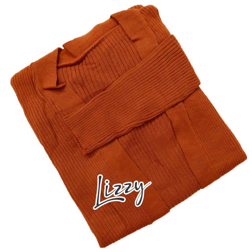 Lizzy - LONG CARDIGAN BELLE PREMIUM-CORAL
