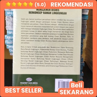 Jual Buku Green Business Manajemen Bisnis Berkonsep Ramah Lingkungan ...