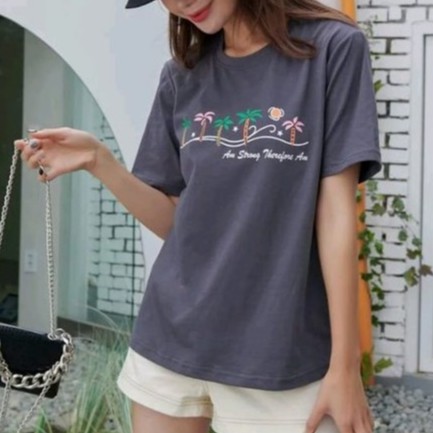 VITAMIN SEA KOREAN T SHIRT OVERSIZE | Crbn_cloth KAOS DISTRO