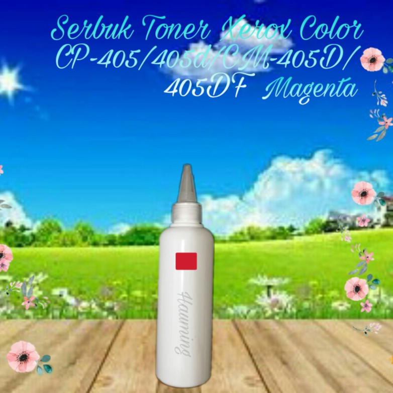 Serbuk Toner Color Xerox CP405 CP405D CM405 CM405D CM405DF CP-405 405D CM-405 405DF Magenta 1x Isi