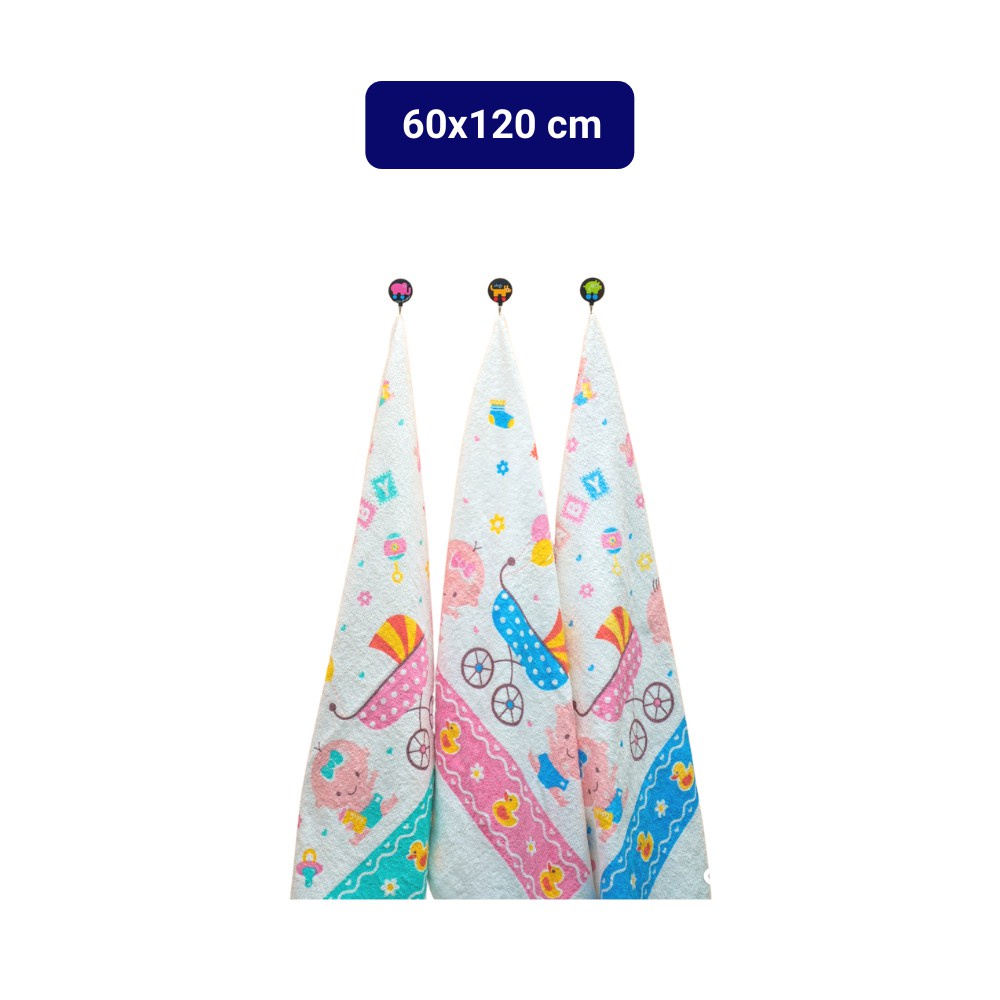 Chalmer Handuk Bayi / Baby Towel Karakter (60x120cm)