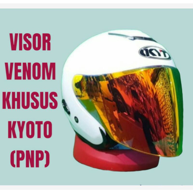 VISOR VENOM IRIDIUM NORISK KYOTO PNP TINGGAL PASANG FREE RACHET