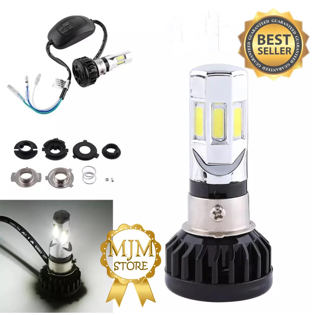 Lampu led 6 sisi rtd | lampu led motor 6 sisi h6 h4 AC DC RTD 6 mata original