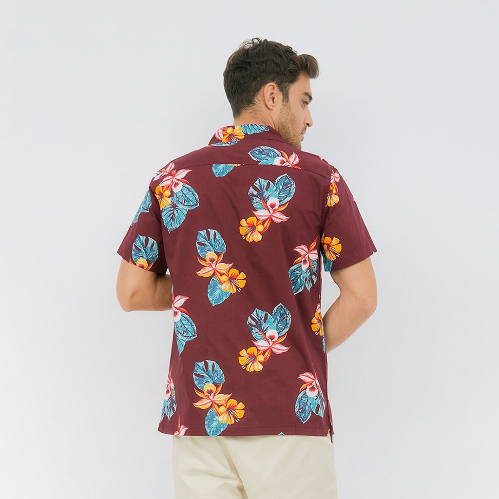 JOY SHADE Kemeja Pria Tangan Pendek MONSTERA by Aeropostale
