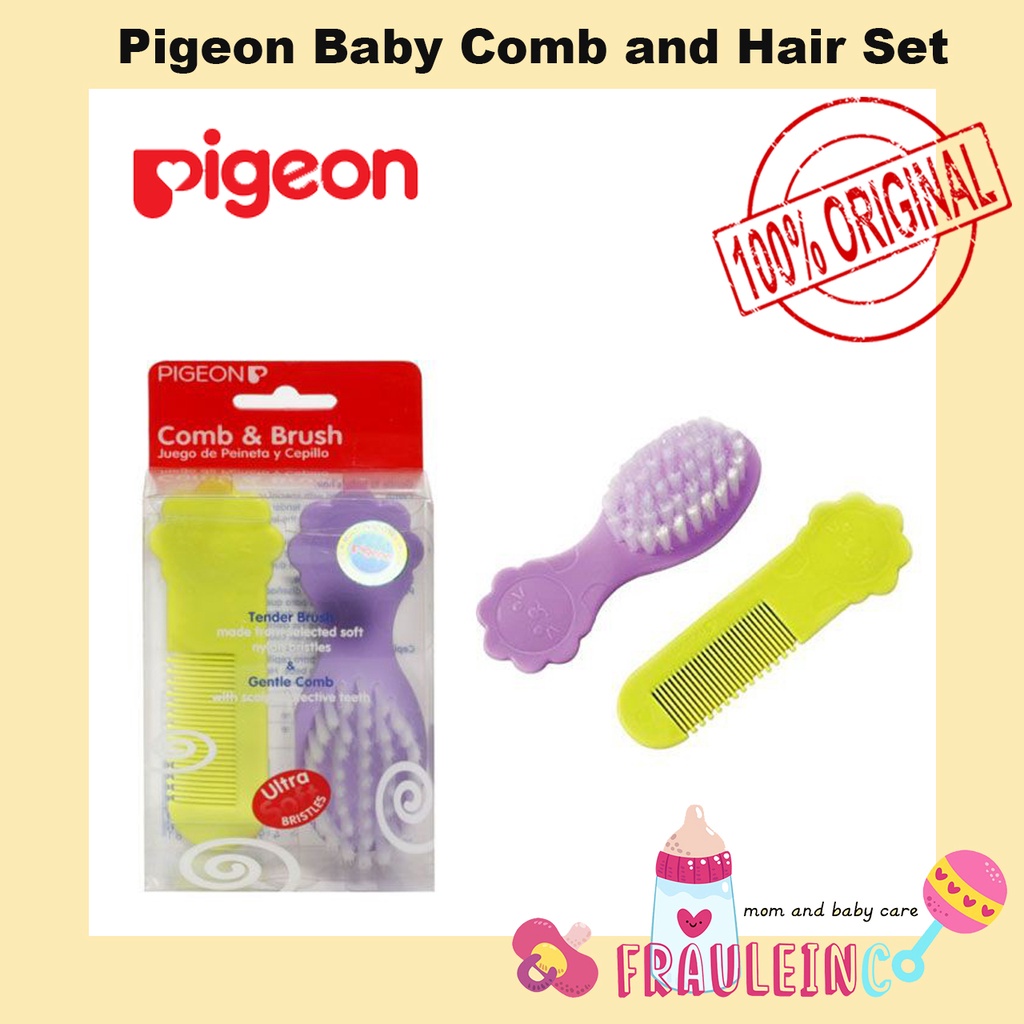 *FRAULEINCO* PIGEON Comb and Hair Brush Set | Sisir Bayi