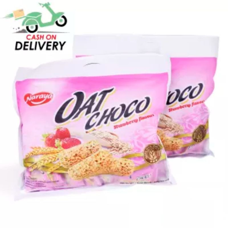 

Naraya Oat Choco Strawberry 400gr ( isi 40 pcs )