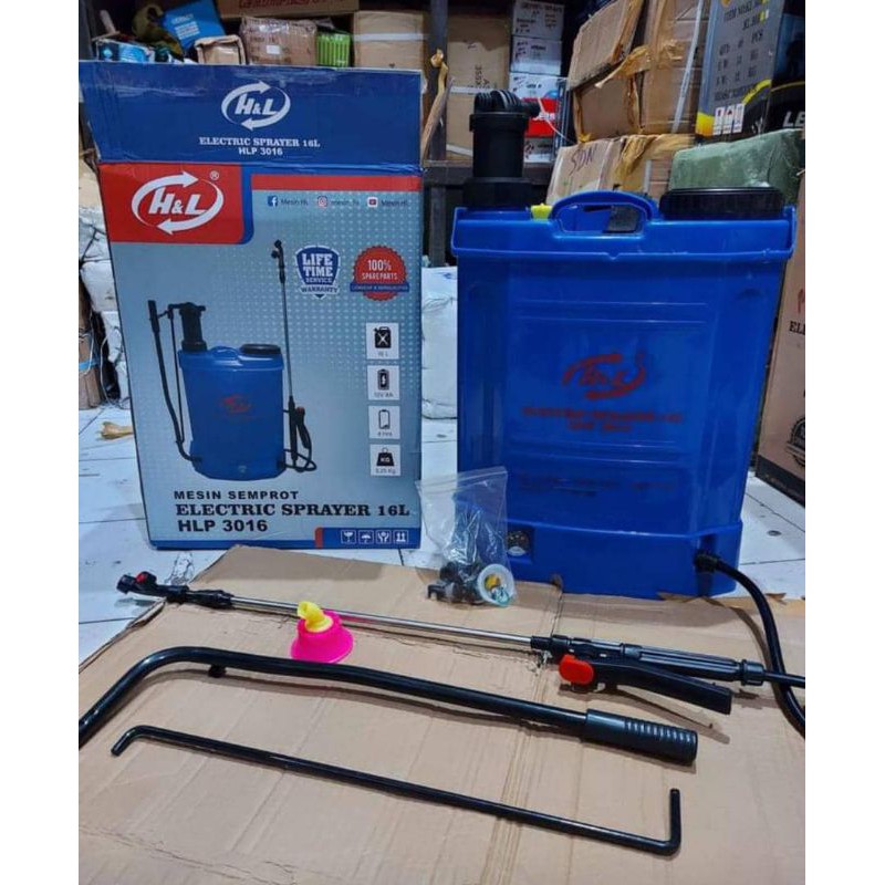 Sprayer 13.8L Elektrik Manual 2 in 1 Semprotan disinfektan hama H&L