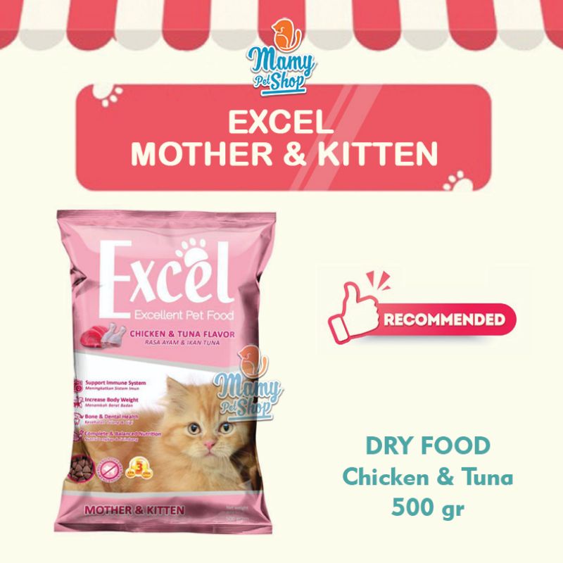 EXCEL MOTHER &amp; KITTEN 500 GR