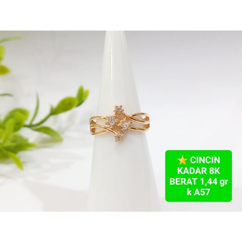 CINCIN WANITA DEWASA SIZE KECIL 7 MATA FASHION KADAR 375 8K