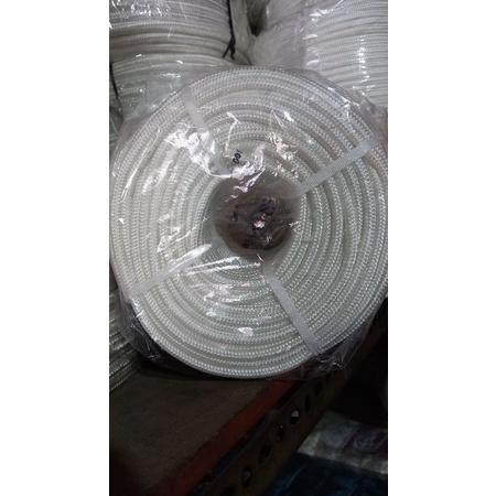 tali kepang karmantel tali bendera 8mm 1 rol