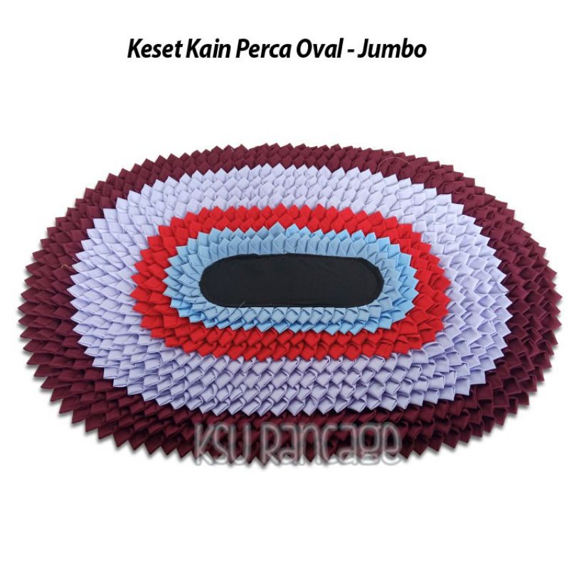Keset Kain Perca Oval - Jumbo