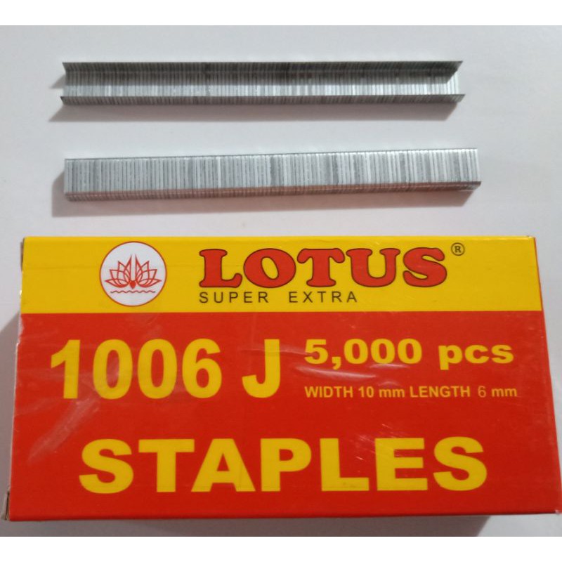 

Isi Staples U 1006 J Merk Lotus