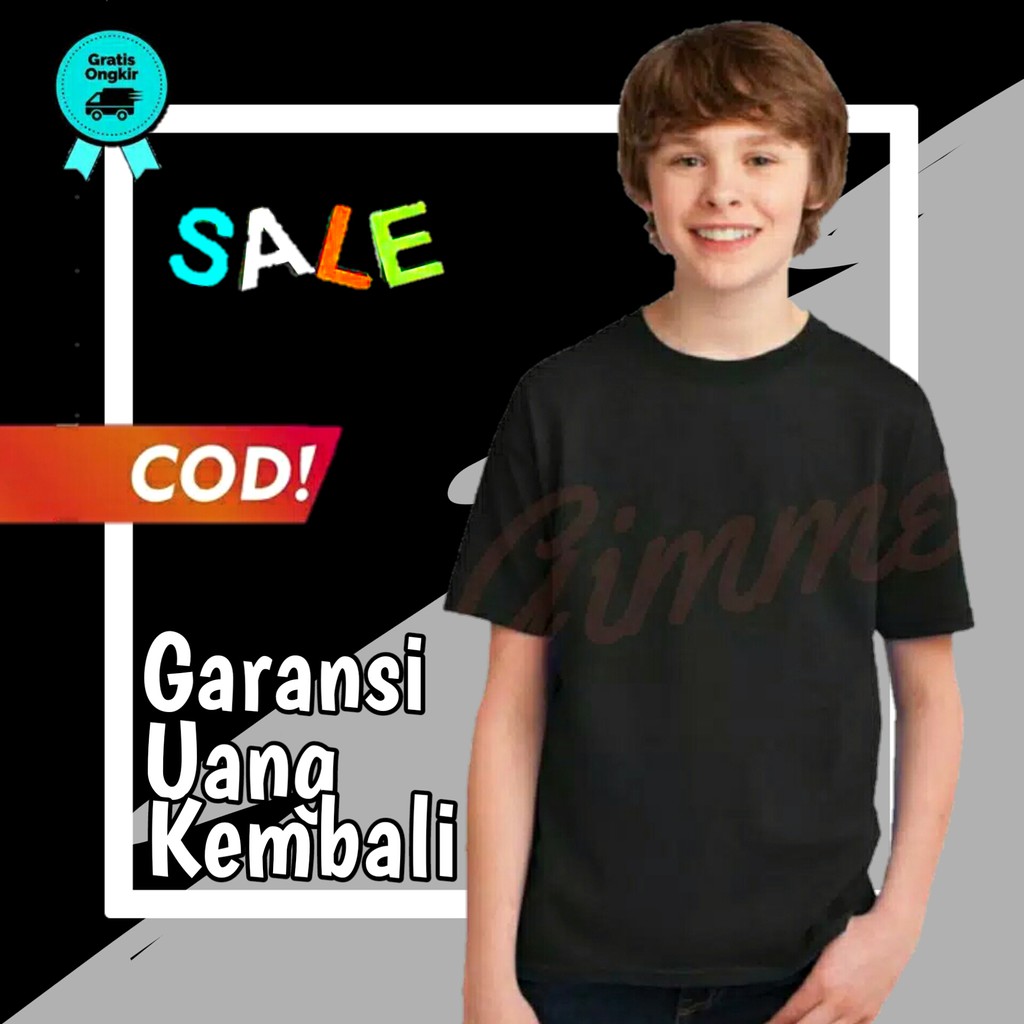 kaos polos anak kaos anak polos kaos oblong anak baju kaos anak laki kaos anak laki laki KE119