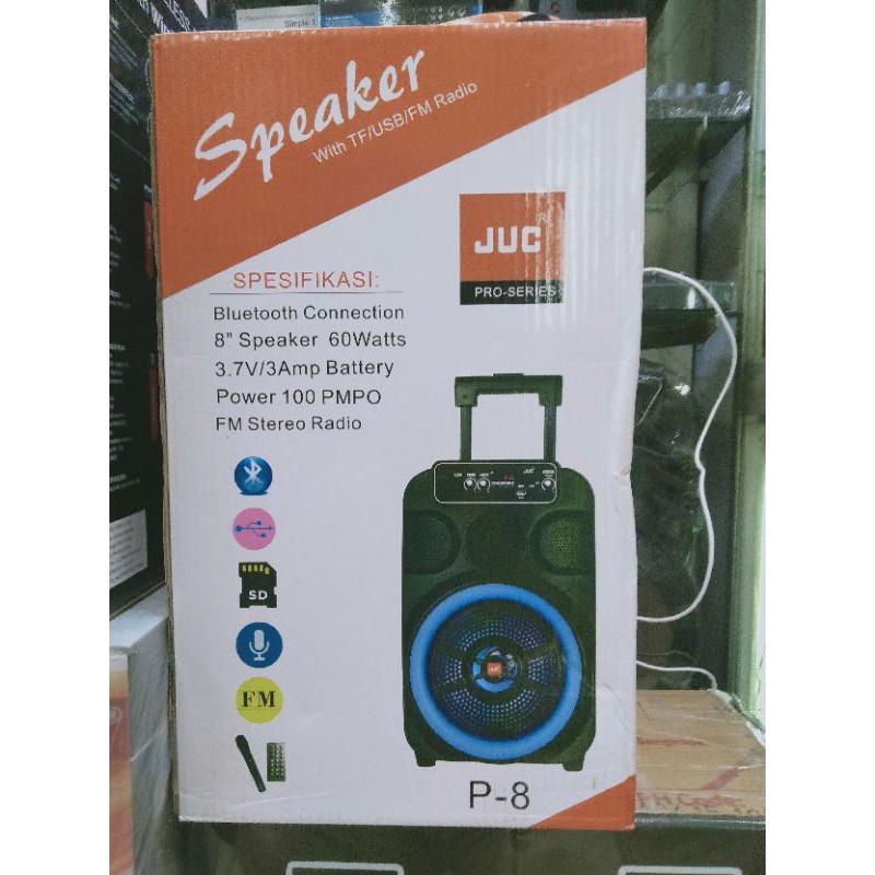 speaker portabel wireless juc p 8