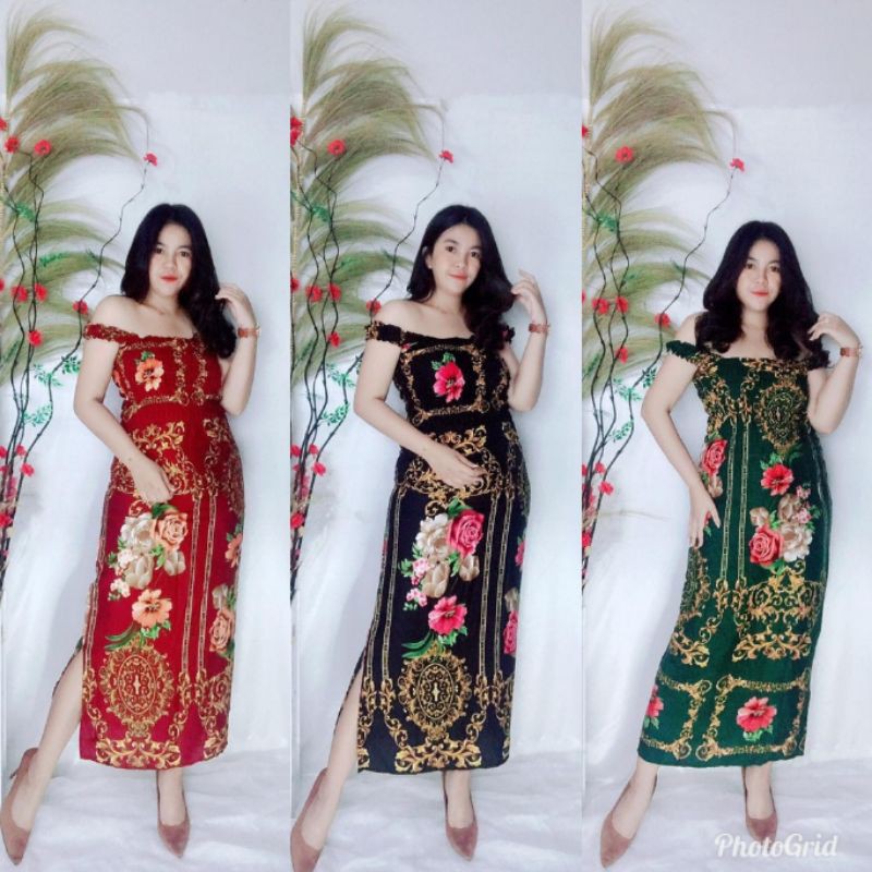 Daster Manohara Kerut / Daster Panjang Kerut / Longdress Murah