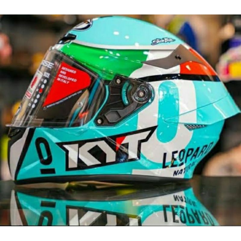 HELM KYT TT COURSE DALAPORTA | KYT TT COURSE FULL FACE MOTIF DALAPORTA ORIGINAL KYT TT COURSE