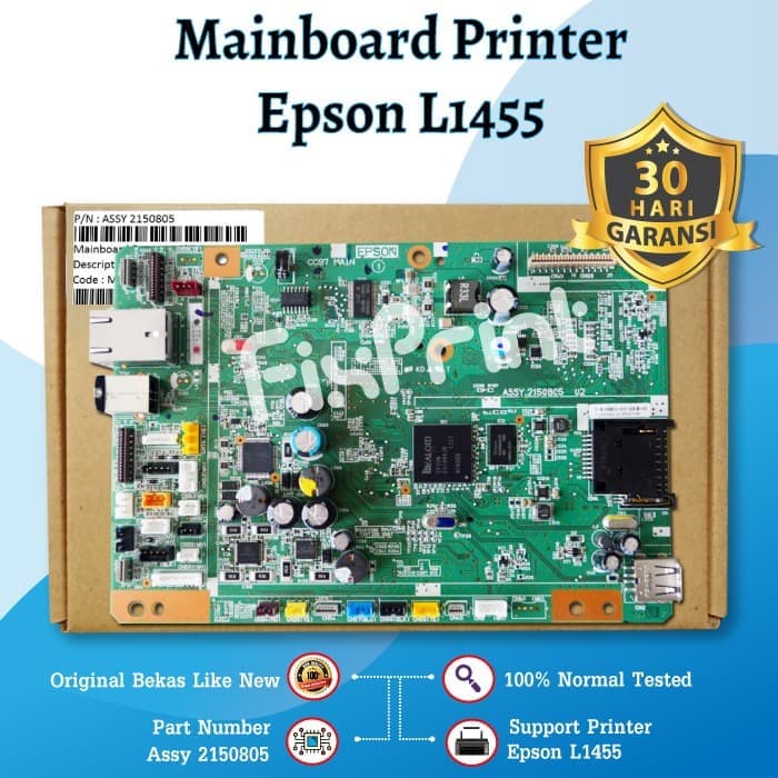 Original Mainboard Epson L1455 Board Motherboard Printer L1455 L-1455 FPTS1434