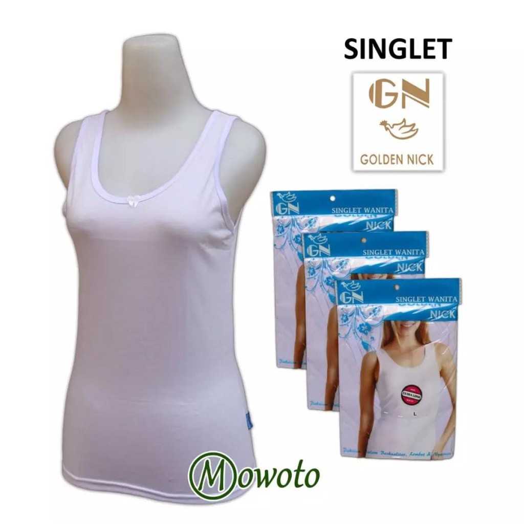 SINGLET GOLDEN NICK - Kaos Dalam Wanita Dewasa