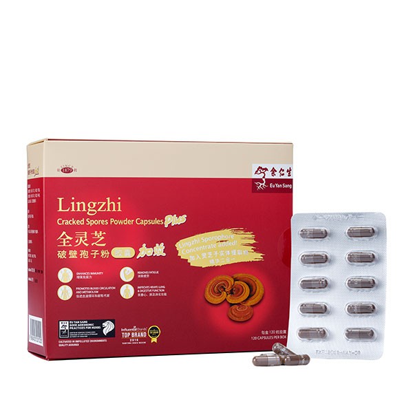 

Eu Yan Sang - Lingzhi Cracked Spores Powder Capsules Plus