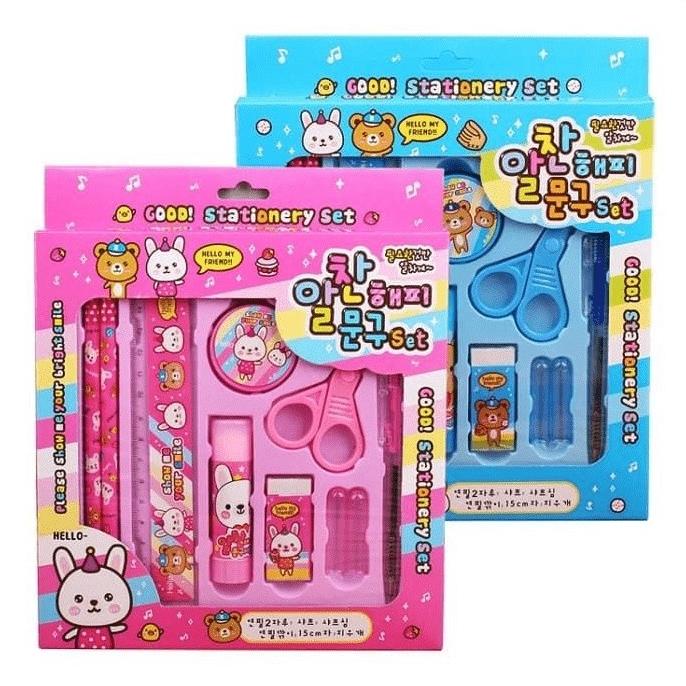 

SET ALAT TULIS SEKOLAH KARAKTER LUCU MINI STATIONERY SET KARAKTER PAKE
