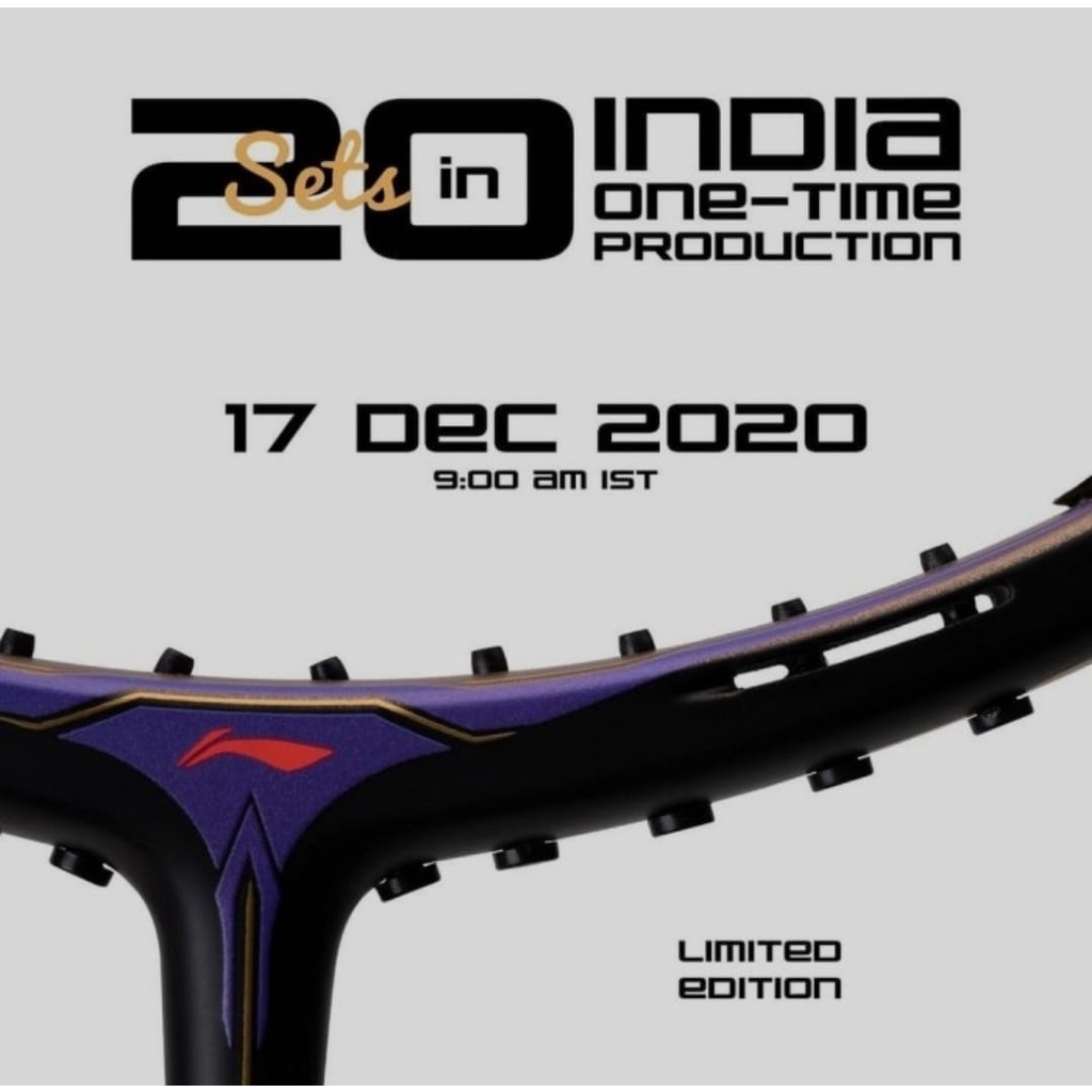 RAKET LINING AERONAUT LUBANG BOLONG 9000Instinct 7000Instinct / Combat dan N99 BONUS KAOS - PILIH PA