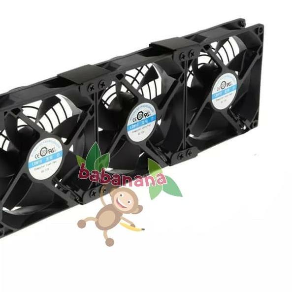 ▼ Bracket VGA PCI 3 fan extension 80 90 mm TIDAK TERMASUK FAN ۩