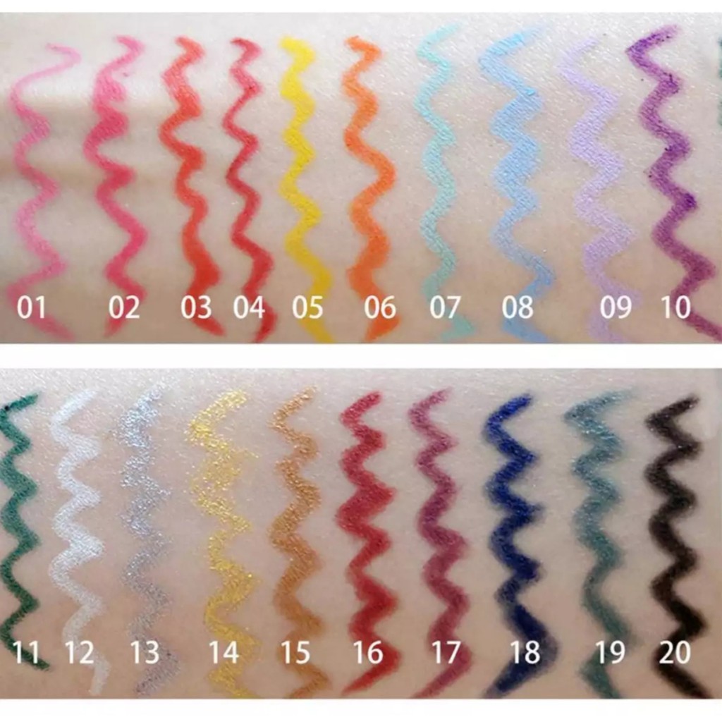 RCS✅ HANDAIYAN PENSIL Handaiyan Eyeliner pensil warna putih kuning merah biru