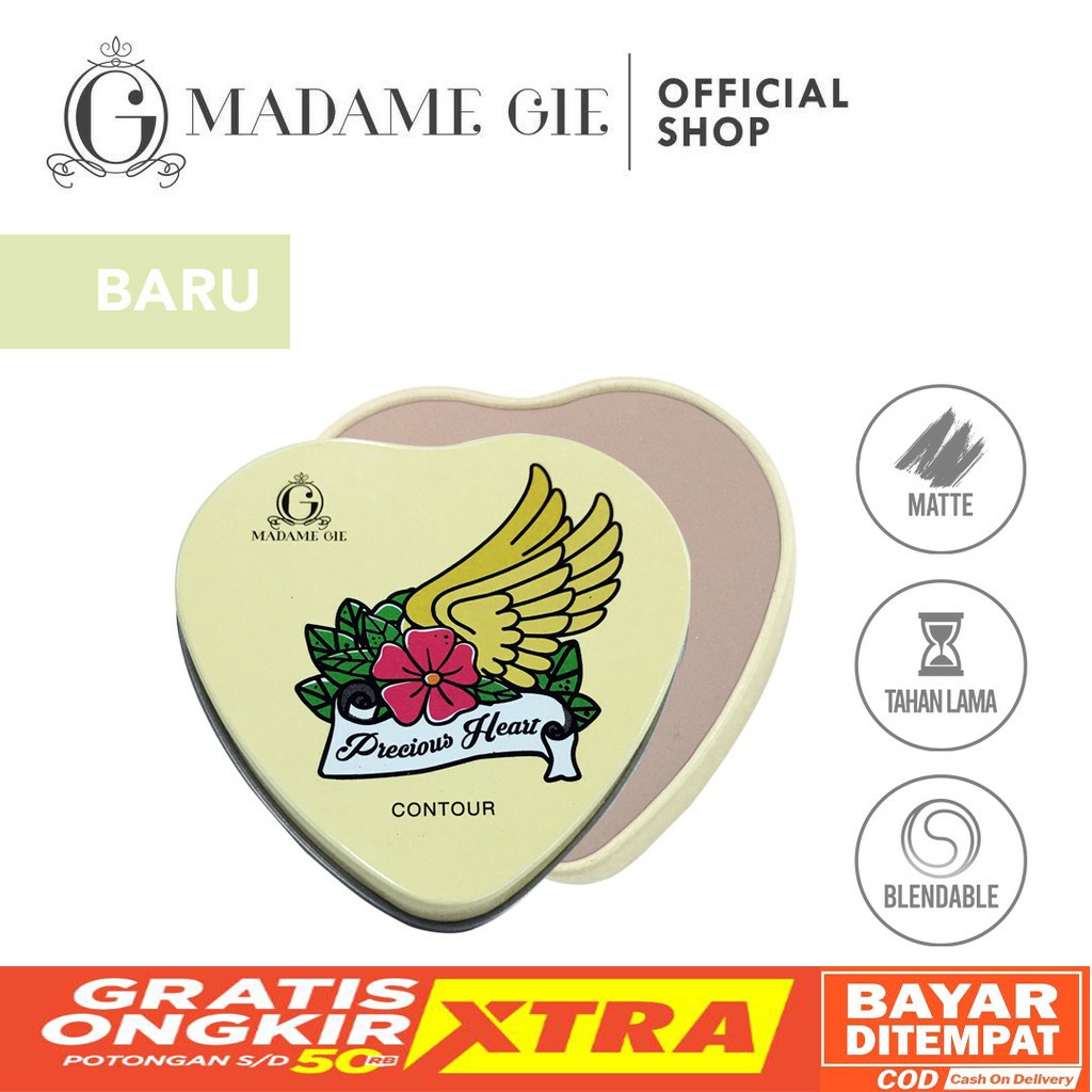 ✔️ TERMURAH ❤ Madame Gie Precious Heart Contour | MakeUp Contour Madame Gie