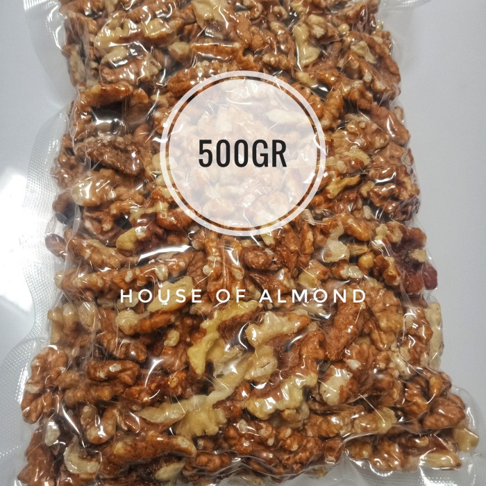 

54eh Kacang Walnut Roasted 500Gr (Matang) 60Jh