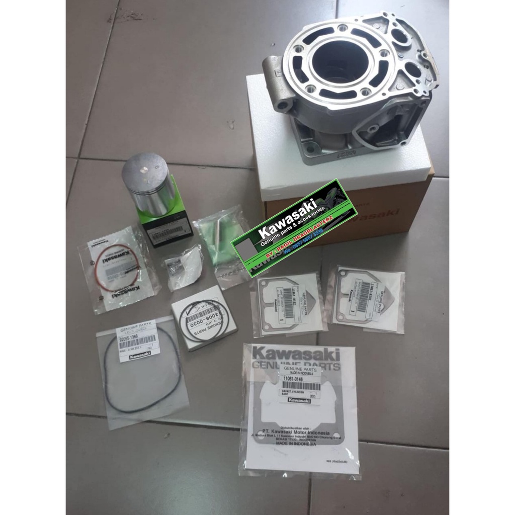 paket blok cylinder set blok piston set dan paking set new ninja rr ninja rr old ninja r 1855 origin
