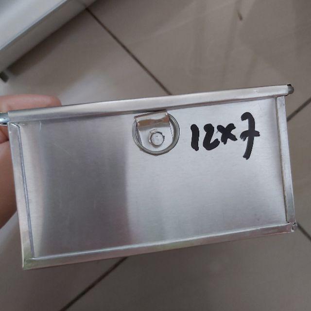 Loyang Aluminium Kotak 12x12x7 Tebal 04