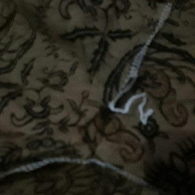 Batik Edo - Couple Tunik Sogan Serut Genes Apsari Coklat Batik Modern Midi Sarimbit Kerja Seragam