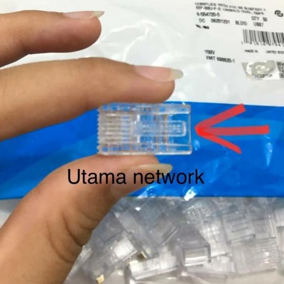 Konektor RJ45 / Amp commscope conector cat 5e / amp rj45 cat 5e