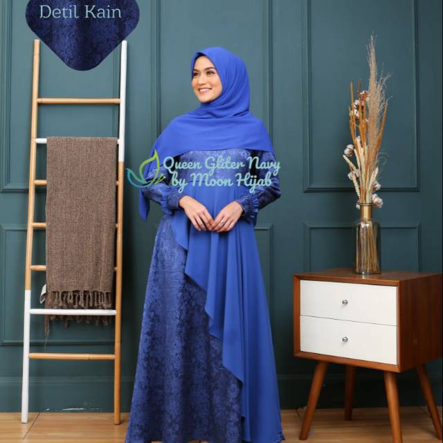 Gamis Pesta Blink2 'Queen Gliter Series' By Moon Hijab