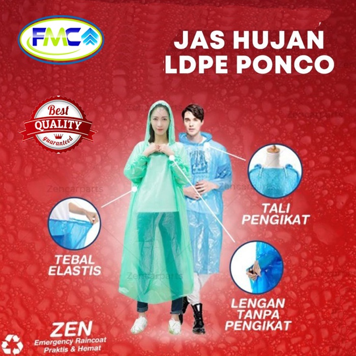 Jas Hujan Plastik Tebal Ponco Setelan Baju Celana Celana Murah Raincoat Kualitas Bambu Travel Ringan Dewasa Laki Perempuan