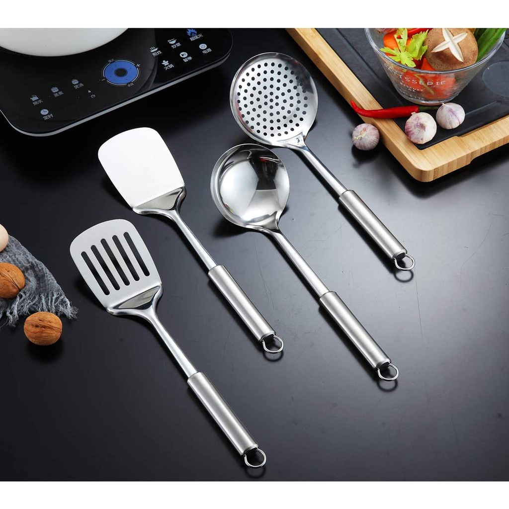 Spatula Set Stainless Kitchen Tools Peralatan Untuk Masak Murah