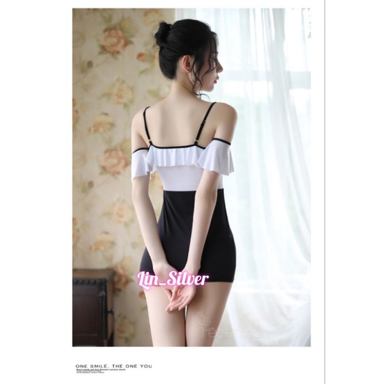 Lingerie Cantik Sabrina / Baju Tidur Model Sabrina Premium seksi /  S M L Sexy Sleepwear