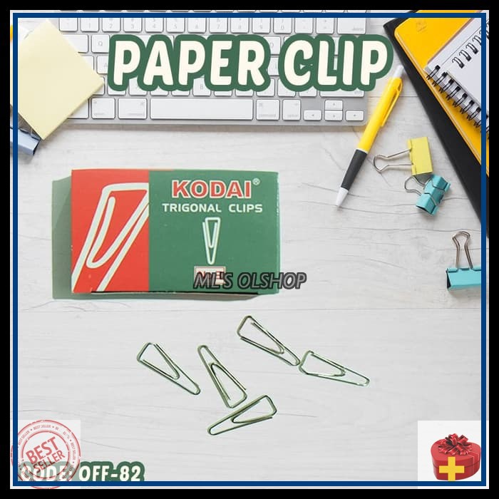 

PAPER CLIP TRIGONAL - PENJEPIT KERTAS OFF-82 YST225