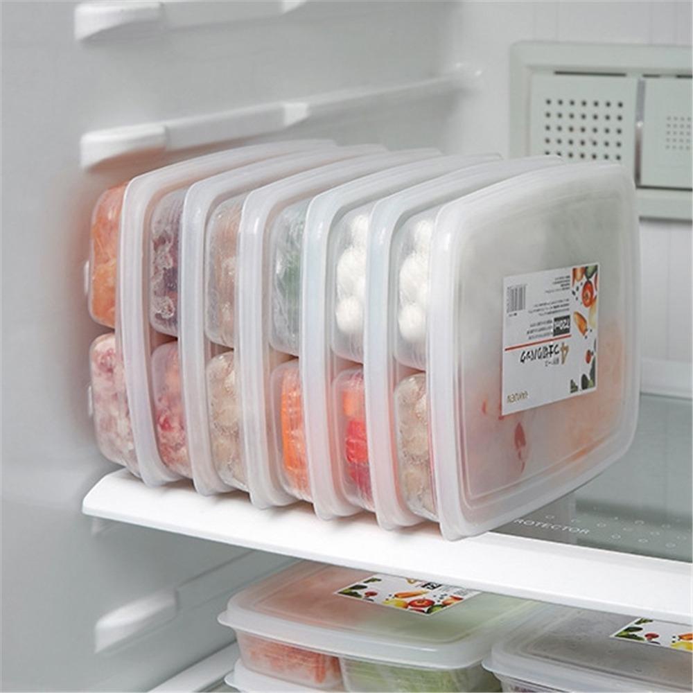 Top Food Preparation Storage Box Kotak Penyimpanan Sayur Buah Buahan Dapur Gadget Piring Kulkas Freezer Organizer