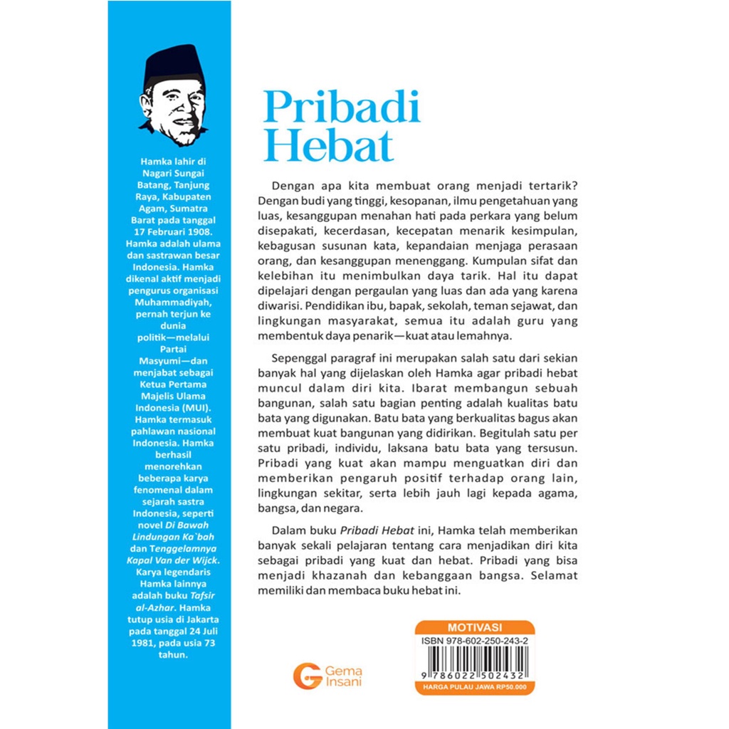 Buku Pribadi Hebat - Buya Hamka - Gema Insani 100% Original