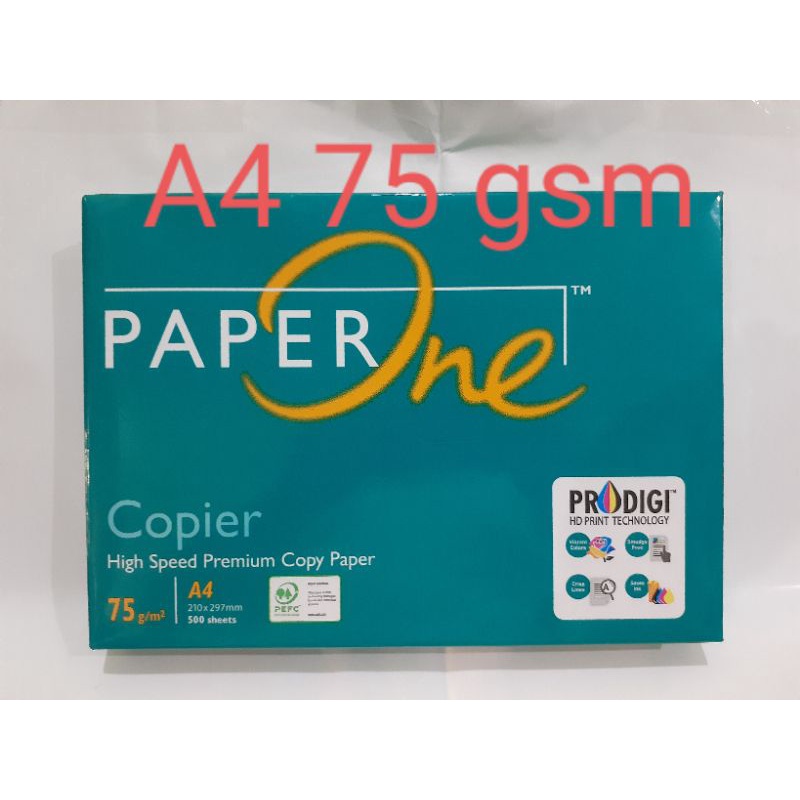 

Kertas HVS PAPER One A4 75gsm Fotocopy,print