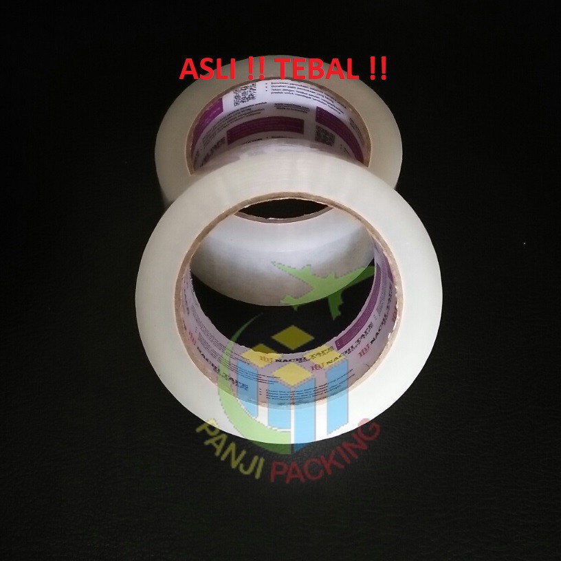 

Lakban Nachi Tape OPP Bening Coklat bisa campur 100Y 48mm