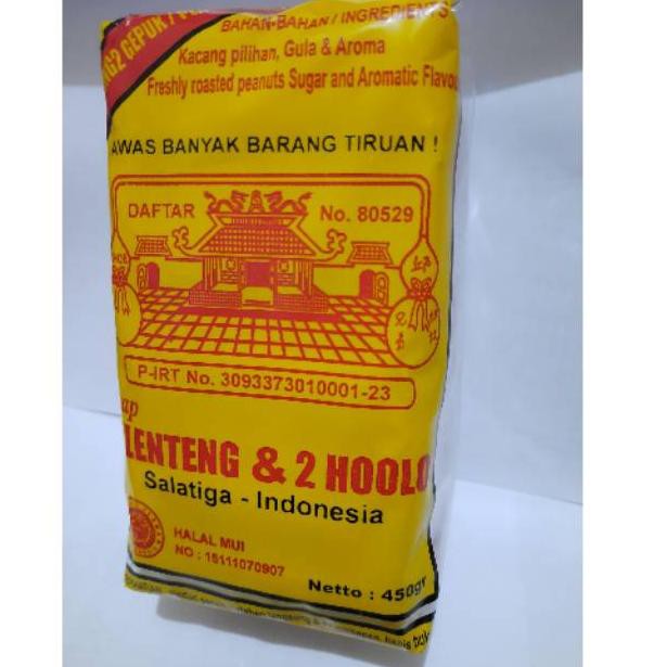 

T3rhot ENTING ENTING GEPUK Cap Klenteng&2 Hoolo 450GR ISI 50 PCS | Snack Enting Enting gepuk KacangC