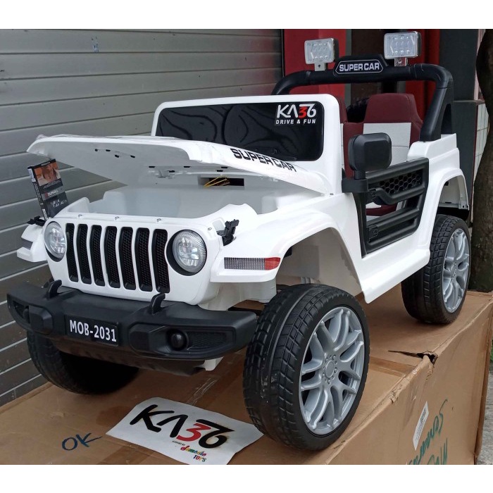 Mainan Mobil Aki Anak Jeep Yukita 938 Rubicon Wrangler