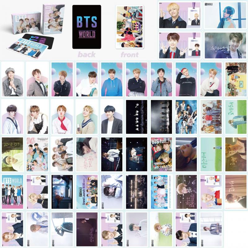 54pcs / Kotak Kartu Lomo Foto HD BTS BE Season