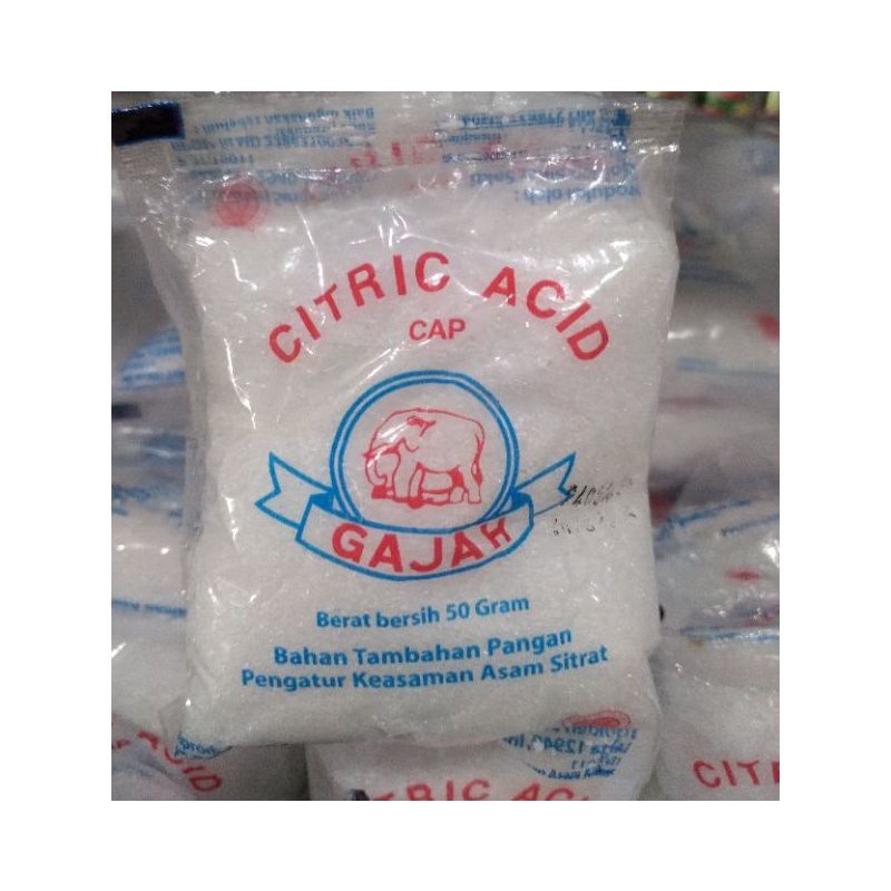 

Citric Acid 50 gr(isi 5 pack)