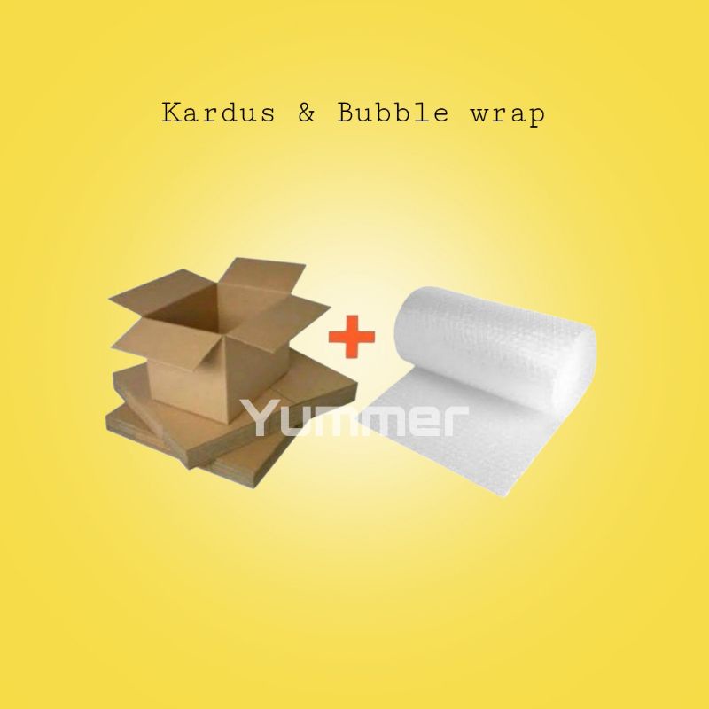 

Extra Packing Dus/Bubble Wrap untuk pengiriman